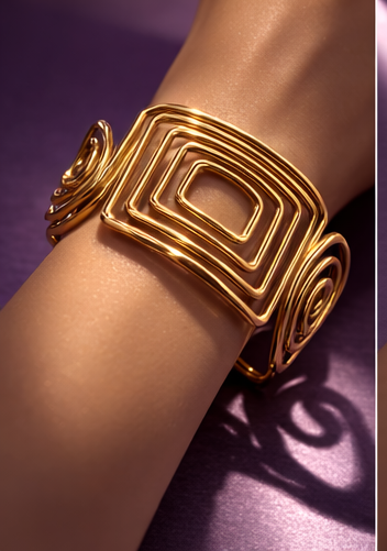 The Infinity Spiral Cuff