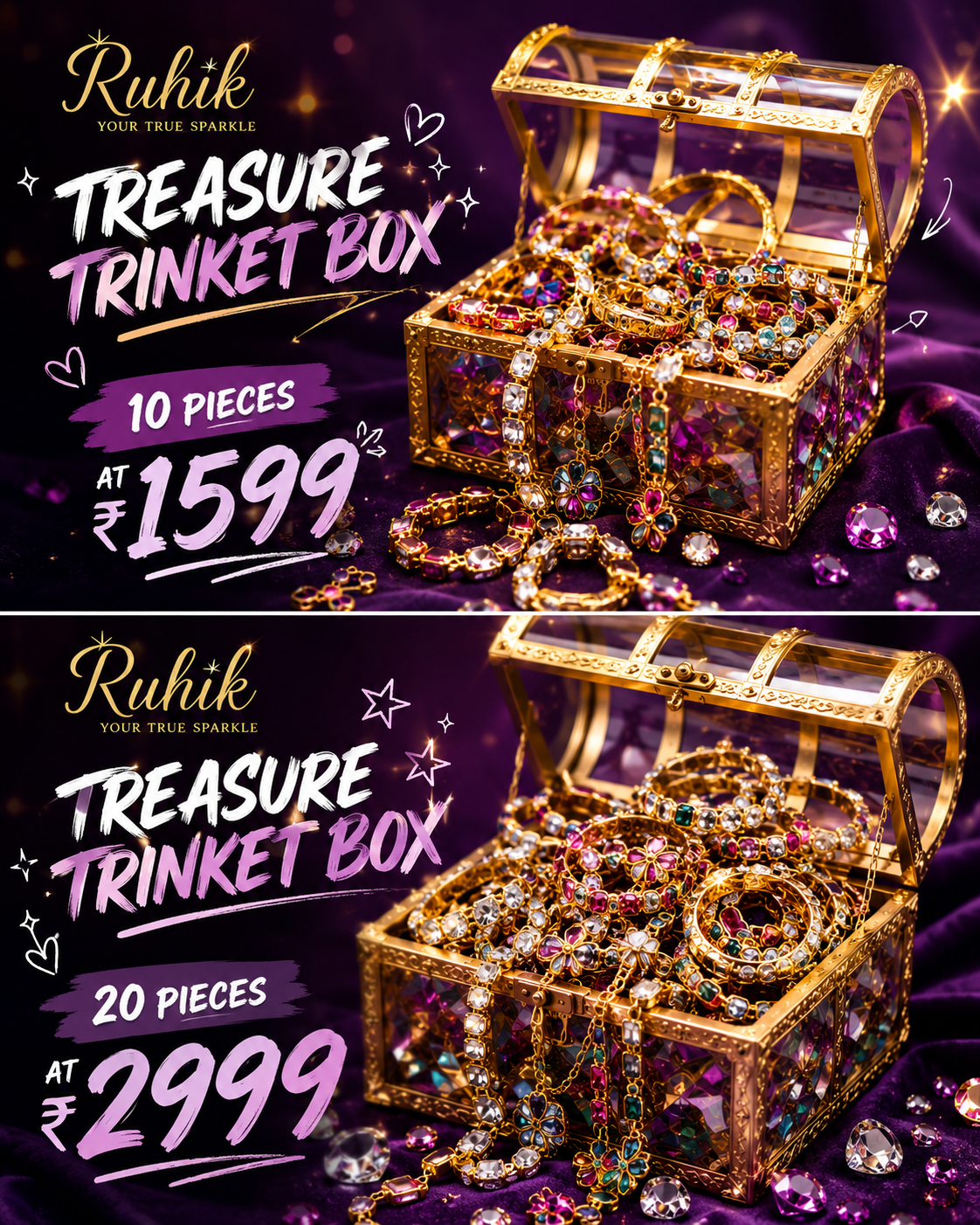 Trinket treasure box