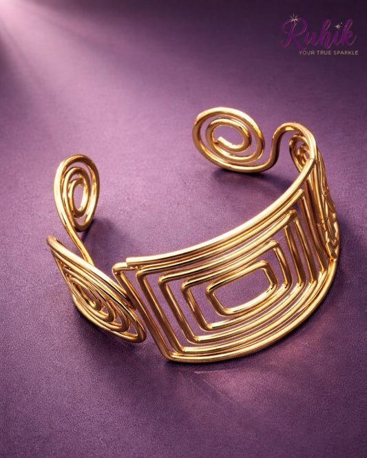 The Infinity Spiral Cuff