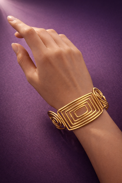The Infinity Spiral Cuff